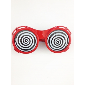 Prismatic Hypnotic Red - Novelty Glasses